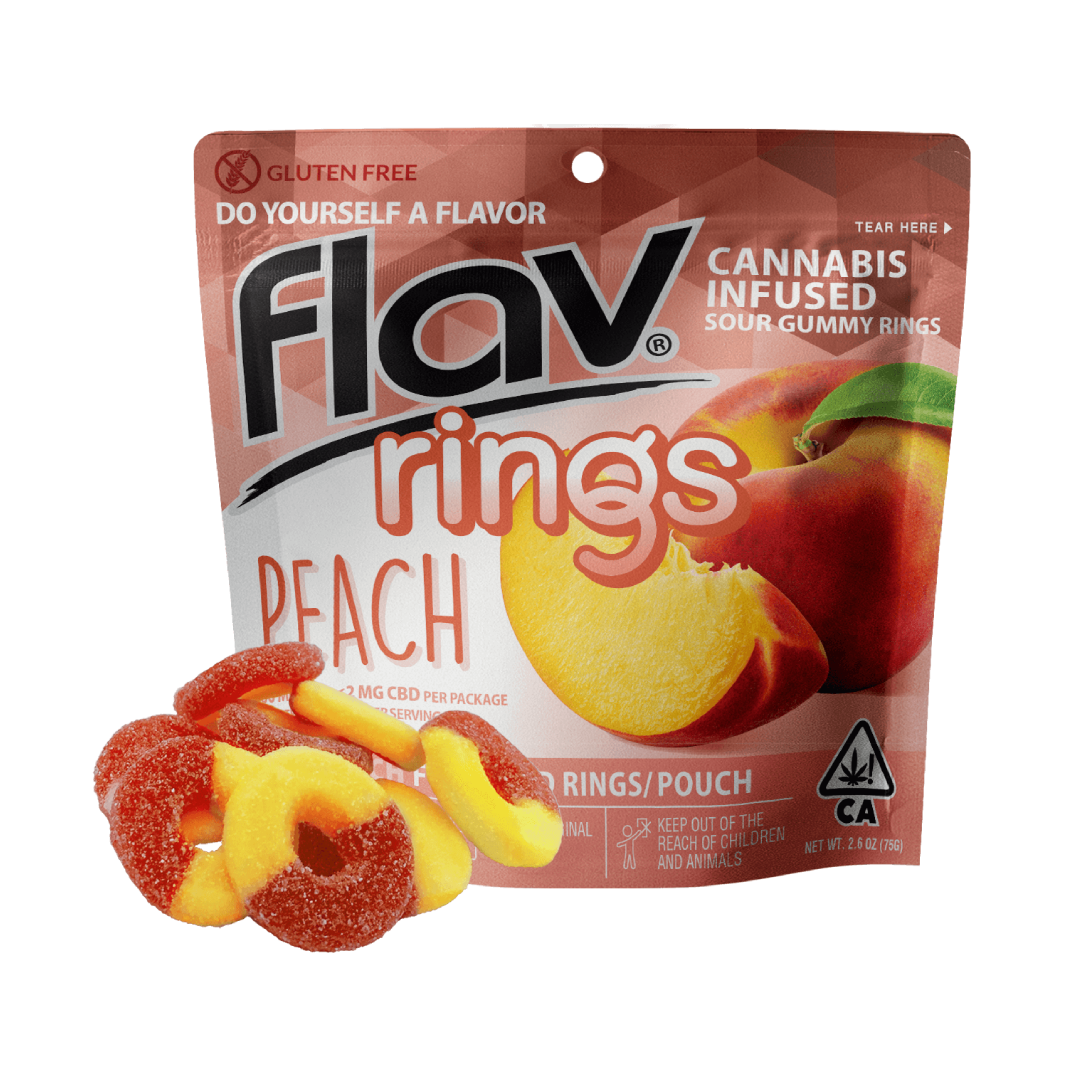 Flav Peach Rings